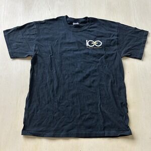 Chevrolet 100 Years Shirt Mens Large Black Graphic Heavy Gildan Tee T-Shirt